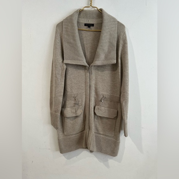 Banana Republic women sweater adjustable merino wool  blend drawstring waist M - Picture 1 of 10